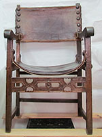 Restauración de un sillón frailero